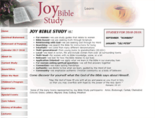 Tablet Screenshot of joybiblestudy.com